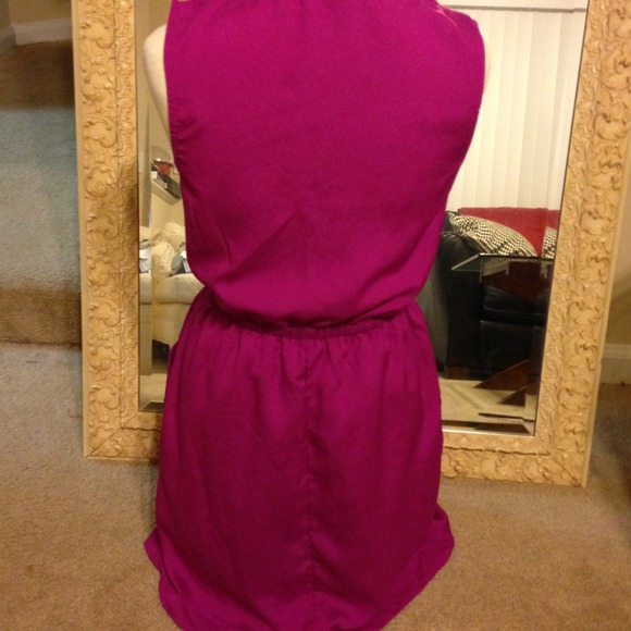 SOLD!!NWT Fuchsia mini pocket dress from Macy's! - Picture 4 of 4