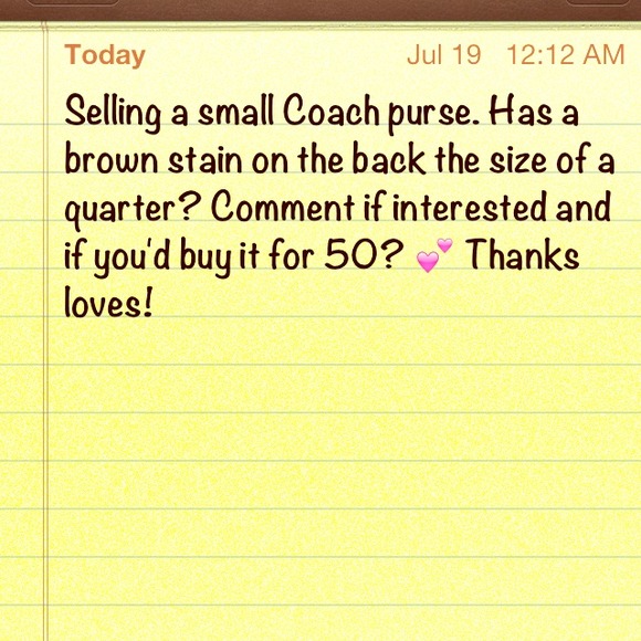Authentic Coach Purse