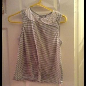 Grey and white stripes