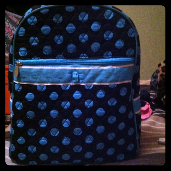 Beautiful polka dot backpack !
