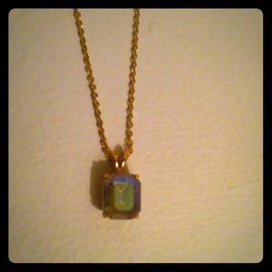 14k gold Opal necklace