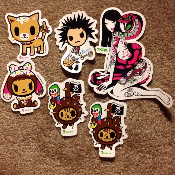 Tokidoki stickers - see description