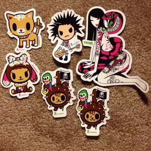 Tokidoki stickers - see description