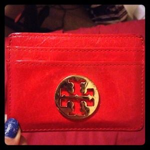 Authentic Tory burch card holder