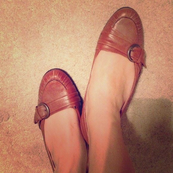 Sofft brown leather heels size 7.5 - Picture 1 of 3