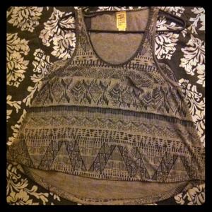 Aztec design tank top