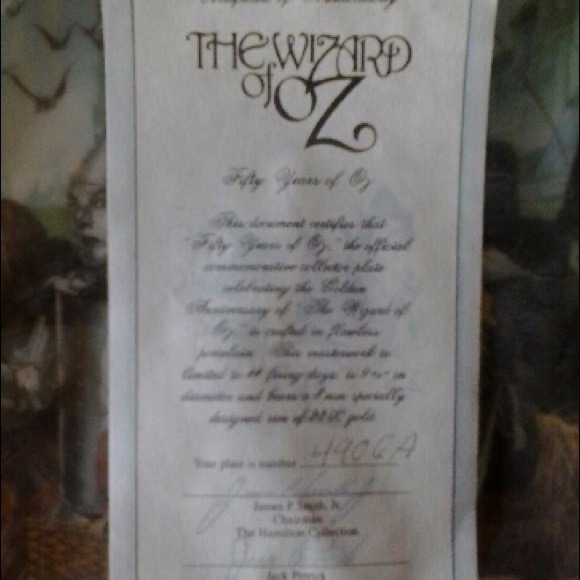 Wizard of Oz Plate - Picture 3 of 3