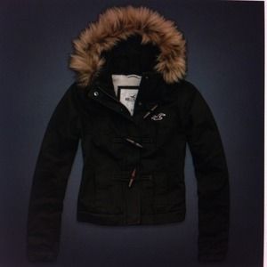 Hollister moor park jacket with fur