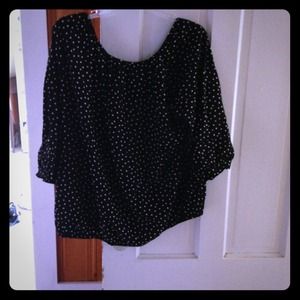 Polka dot blouse