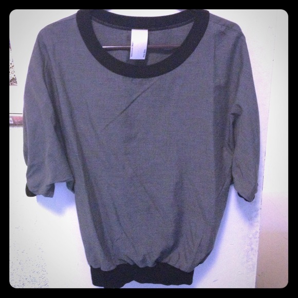 ❗️SALE❗️American Apparel Grey Top - Picture 1 of 3