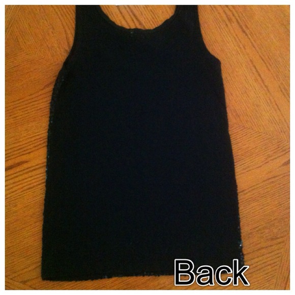 *SOLD in Bundle* NWT-J. Crew Black Sequined Tank! - Picture 4 of 4