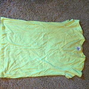 Neon yellow vs pink tshirt sz large