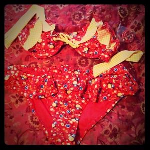 Xhilaration floral bikini. Medium. Never used!