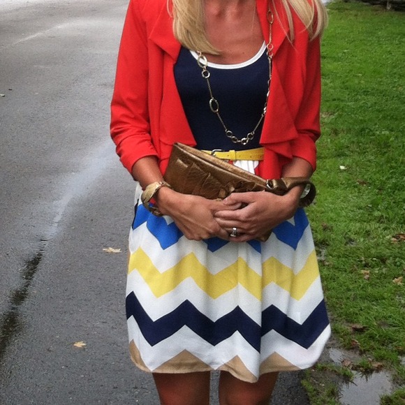 Reserved for trade Chevron dress