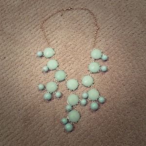 Mint Bubble Gold Necklace