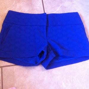 Crochet style shorts