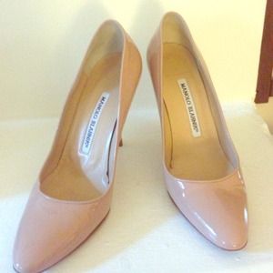 Manolo Blahnik "BB"Patent Leather Pumps