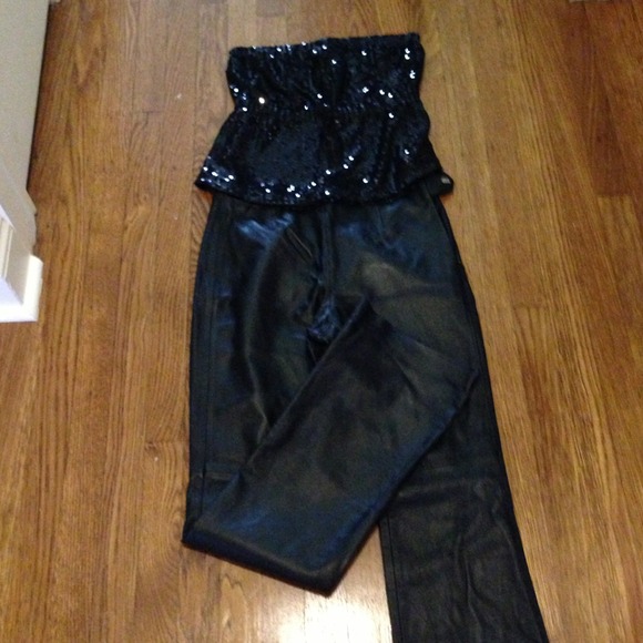 Black Leather Pants