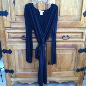 Design History black wrap dress