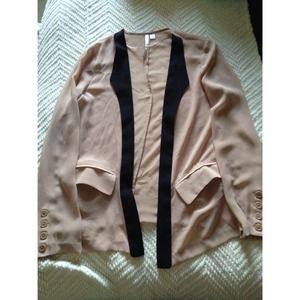 NWOT Lauren Conrad blazer, sheer pink!