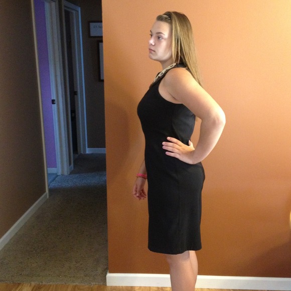 Classic black cocktail dress LBD - Picture 2 of 3