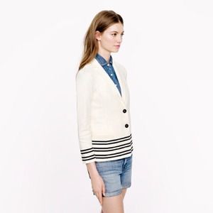 Jcrew Striped Blazar XS NWT