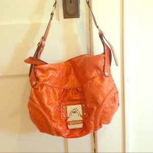 Orange Guess Purse