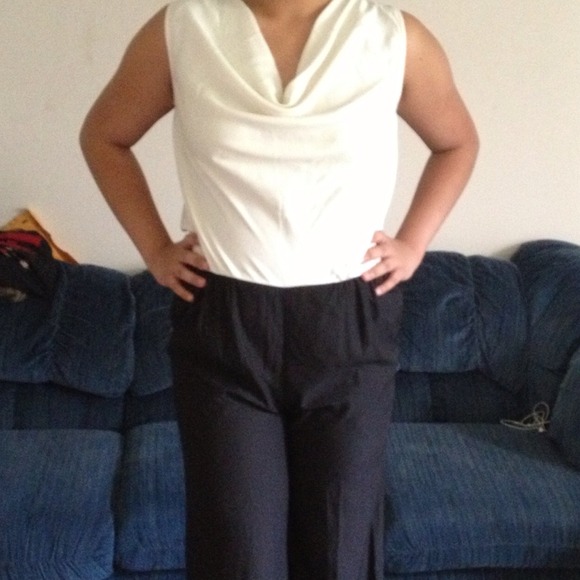 Black and cream jumper