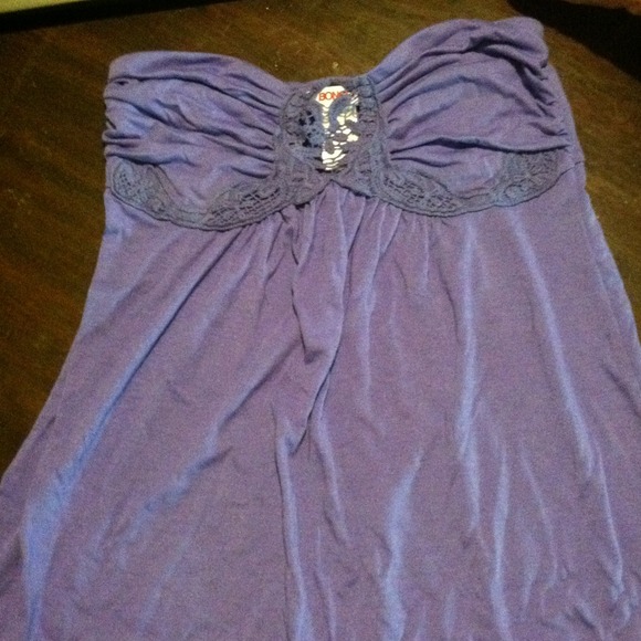 Strapless top