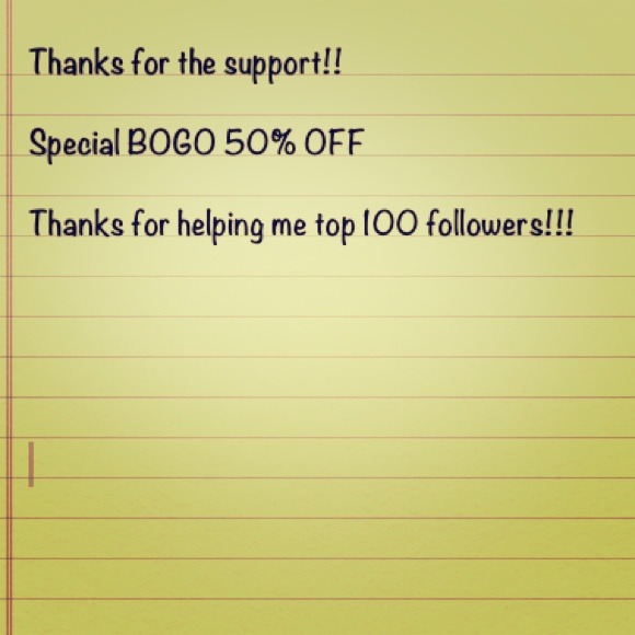 BOGO 50% OFF TODAY ONLY