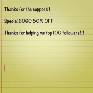 BOGO 50% OFF TODAY ONLY