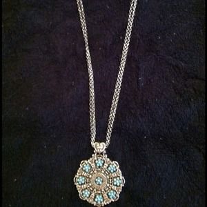 Turquoise Brighton Necklace and earrings