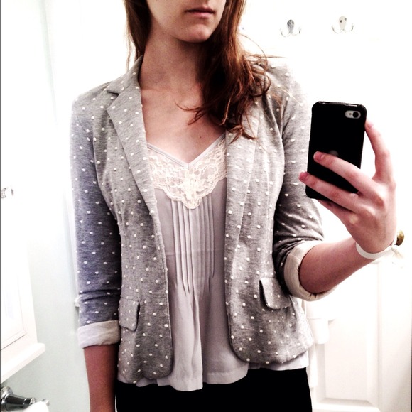 SOLD***Topshop Polkadot Blazer