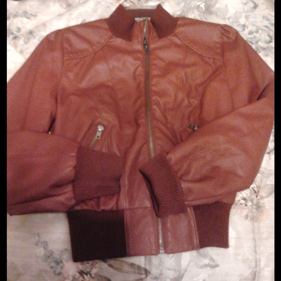 Burgundy Leather Jacket