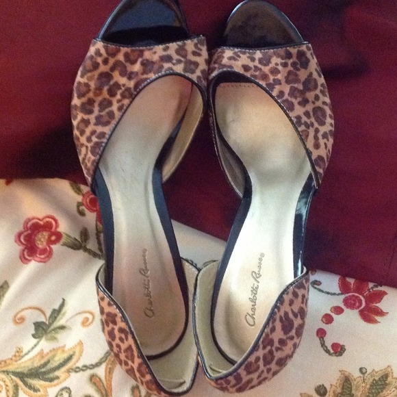 Brown animal print heels bundle SOLD - Picture 3 of 4