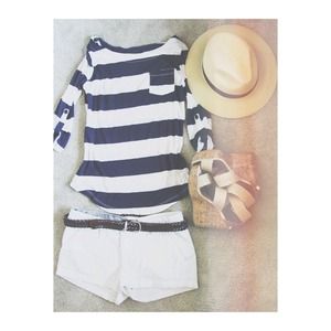 White shorts