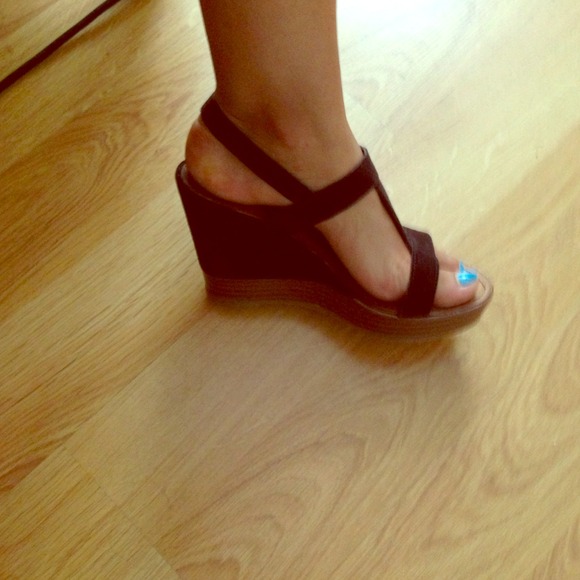 Brown Summer Wedges by American Eagle