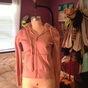 Pink hoodie