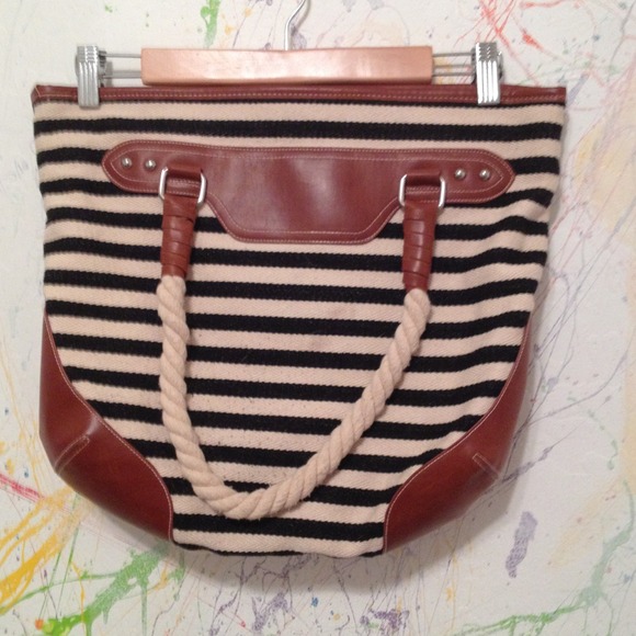 Nautical weekender bag