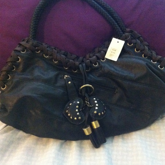Sold💜Fabulous black/brown large handbag🎀NWT - Picture 2 of 4