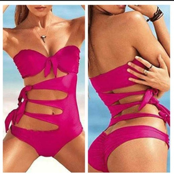 Sexy One piece bathing suit sz M