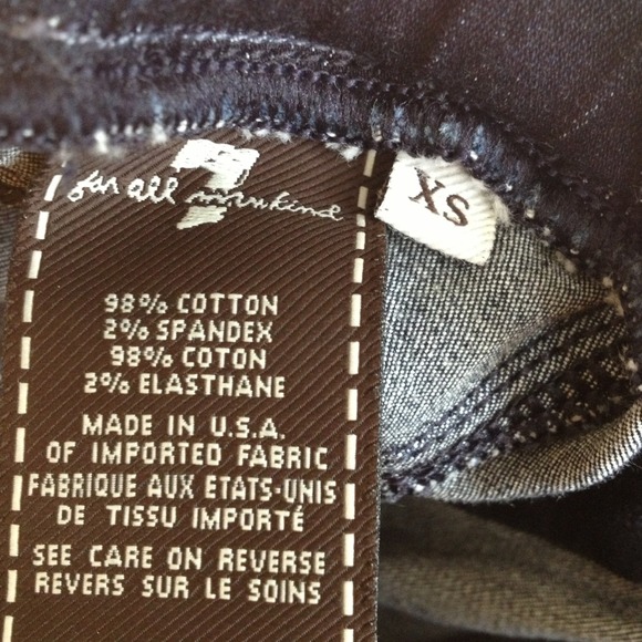 7 for all Mankind jeweled skinny jeans - Picture 2 of 3