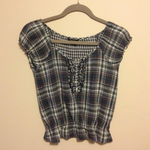 💥REDUCED💥 Forever21 Cute Plaid Top