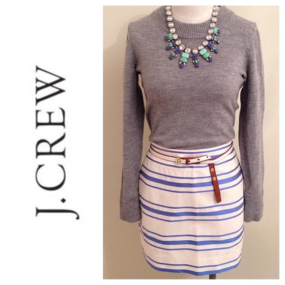 💢SOLD💢 J.Crew Factory Metallic Multistripe Mini - Picture 4 of 4
