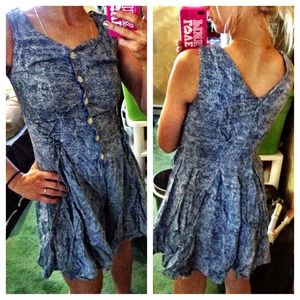 🚫SOLD🚫Vintage jean colored skirt romper!