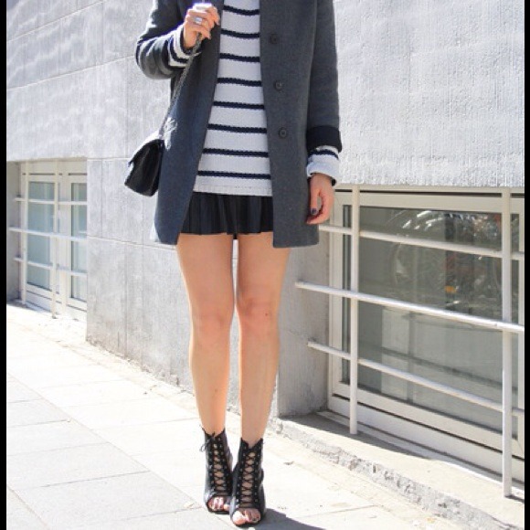 SOLD🚫Acne lace up black wedge **ADDITIONAL PICS - Picture 2 of 4