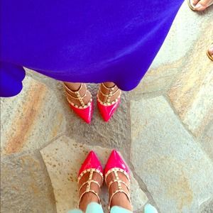 **SOLD**Valentino Rock Stud Inspired Pumps