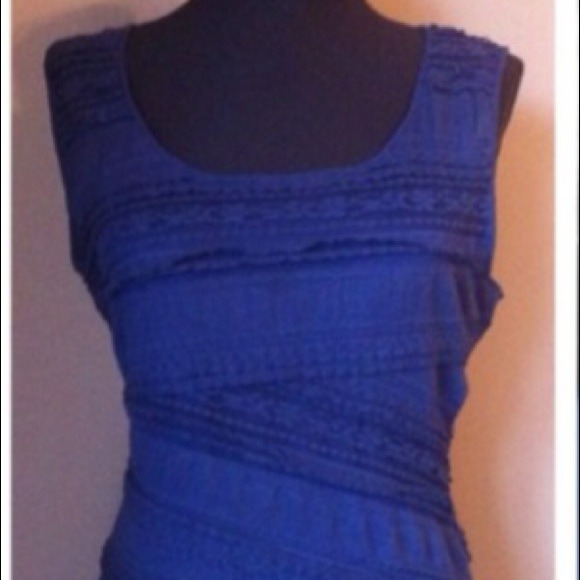 Lace overlay tank