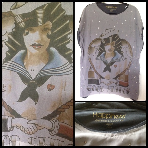 Happiness  Tops - HAPPINESS Brand ⚓ Good Sailor ⚓ NWT