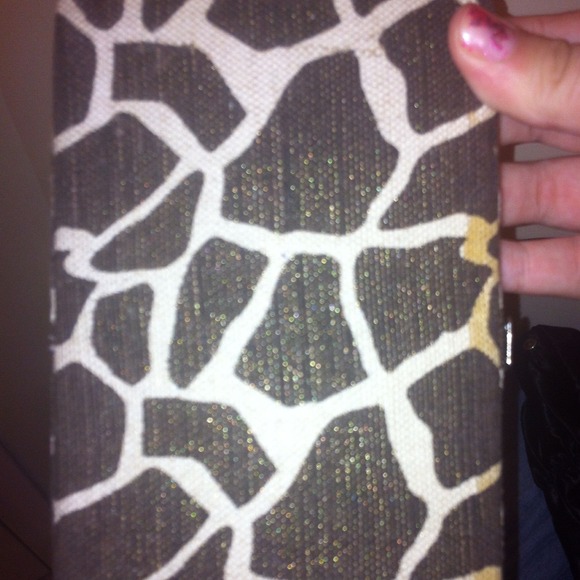 Giraffe print wallet